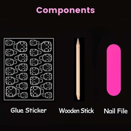 24 Pcs Press on Toenails for Women White French Tip Press on Toenails Toe Nail Ons 3D White Flowers Fake Toenail Short Square Summer False Toenail Glossy Finish for Pedicure Decorations