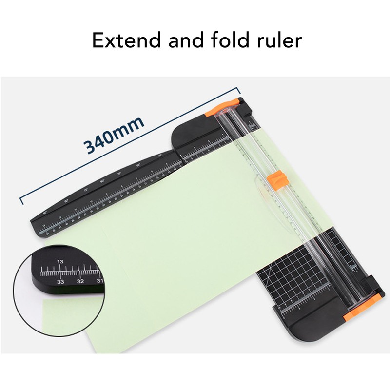 Paper Cutter 12in A4 Office Trimmer Crafting Scrapbooking Tool with