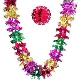 2PCS 8 Feet Foil Christmas Decorations,Christmas Ceiling Decorations Indoor for Xmas Party,Heart Garland Hanging Ceiling Set,Supplies for Festive Fun Iridescent Kit,Vintage Paper Ornaments Banner