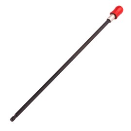 MIVOS Magnetic Bit Holder Made of Tool Steel - Bit - 1/4 Inch Bit - 300 mm Long - Magnetic Extension - Connection Link for Screwdriver - Rigid Extension