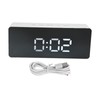 LED Clock Multifunctional USB Powered 3 Lighting Modes Snooze Time