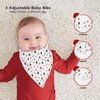 Susurration Muslin Baby Drool Bibs 6Pack Soft Triangular Adjustable Baby