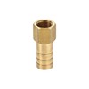 sourcing map Brass Barb Hose Fitting Connector Adapter 10mm Barbed