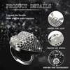 TOMALL Bling Car Engine Start Button Cover Diamond Interior Crystal