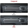TESIN 4X Chrome Inner Door Decoration Trim Strips For Dodge