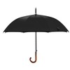 Long Umbrella Long Wooden Handle Windproof Retro Style Water Resistant