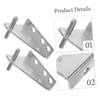 WHAMVOX Small Freezer Hinge 4pcs Refrigerator Hinge Door Replacement Fridge