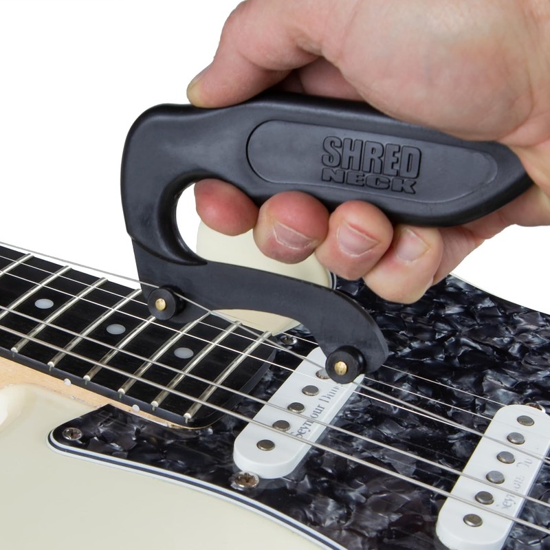 Shredneck - Cuerda de guitarra con mango ergonómico con ruedas