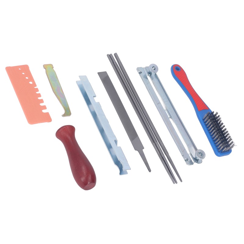 11Pcs Chainsaw Sharpener File Chain Saw Teeth Sharpening Tool Set