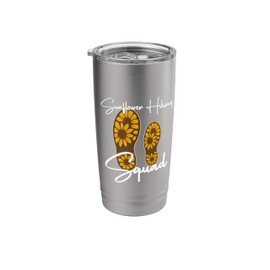 Sunflower Hiking Squad Boots Nature Trail Walking Tee Stainless Steel Insulated Tumbler