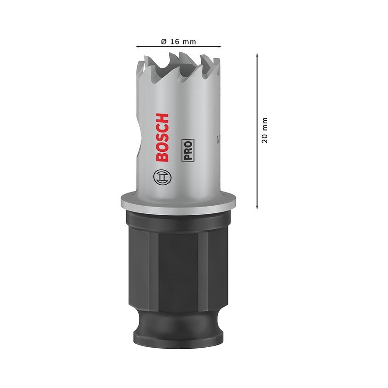 Bosch 1 x Pro Sheet Metal Power Change Plus Hole