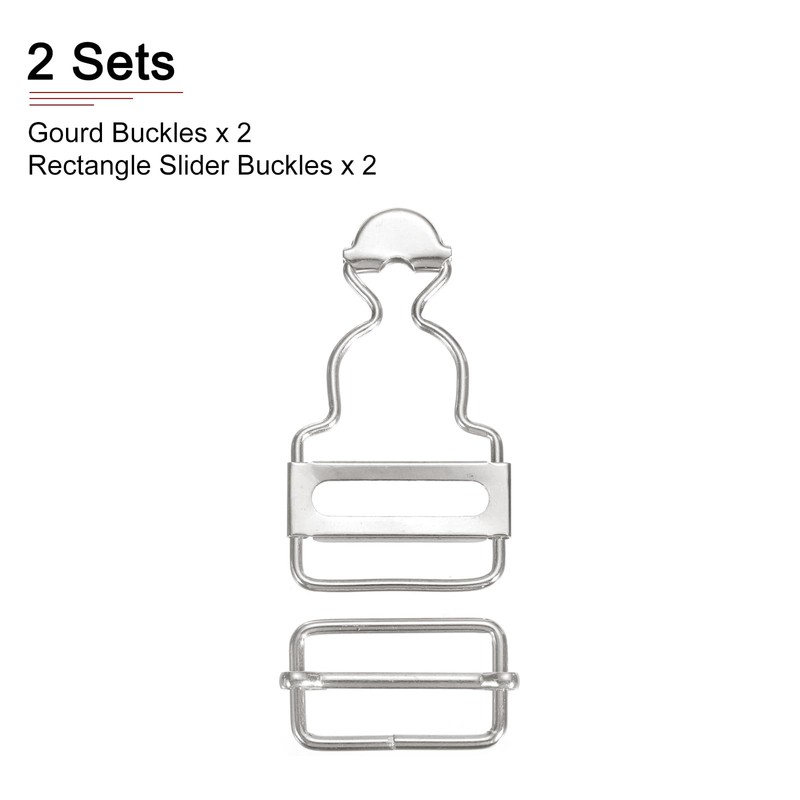 DTGN 45mm/1.77" Overall Buckles - 2 Sets - Good for