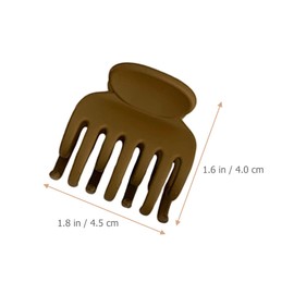 Baluue 8pcs Girls Hair Claw Clips Set Hair Bun Clip Snap Crimper Barrette for Women Perfect for Parties Events