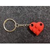 BrickCrafts Single Heart Keychain