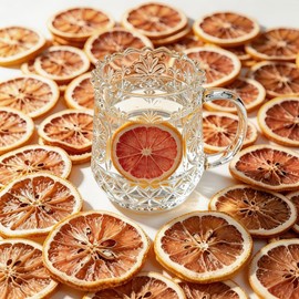 Dried Orange Slices,3.53oz /100g Sugar Free Natural Fruit for Cocktails,Christmas Day,Cakes,Tea. (Orange)