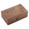 70PCS Vintage Wood Alphabet Rubber Stamps Set in Reusable Wooden