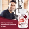Zdoroviye Nitric Oxide Supplement for Men, 90 Capsules (1 Pack)