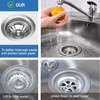 QruiLanTu 1 1/2" Sink Drain Kit P-Trap Drain Strainer Adjustable