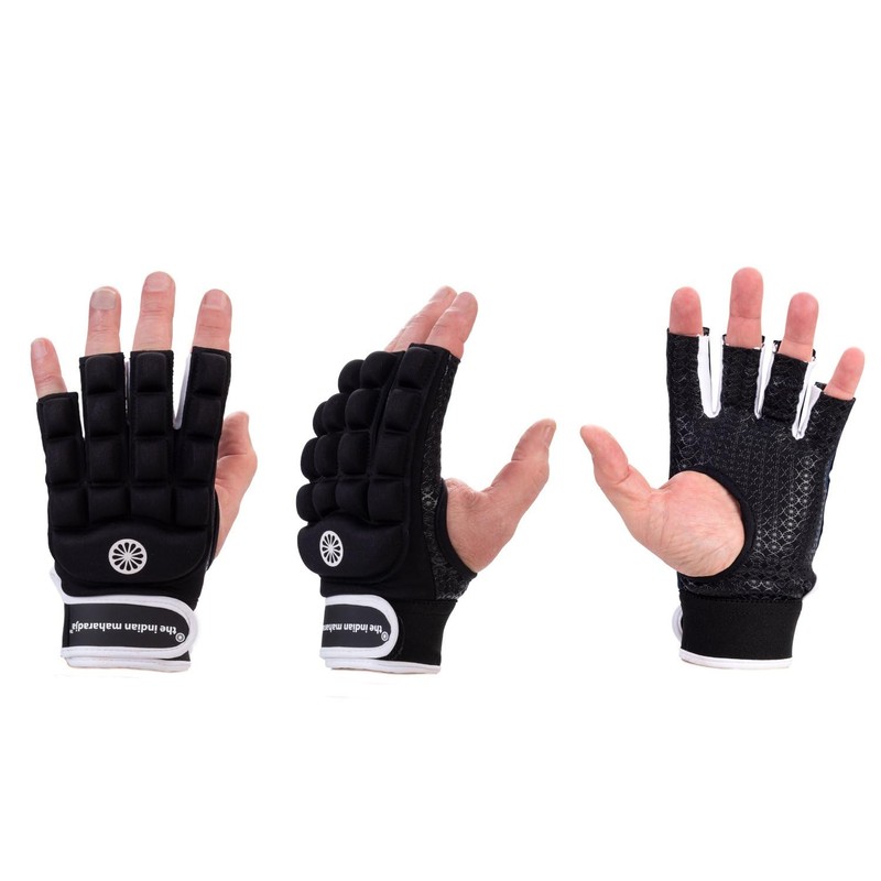 The Indian Maharadja Foam Half Hockey Gloves (Left Hand) -