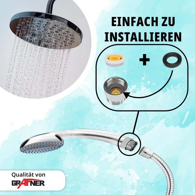 Grafner Flow limiter set 1/2 inch, up to 80% water