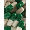 Empty Gelatin Capsules Size 4 Green/White* (500)