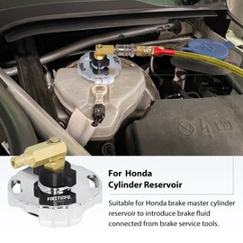 FIRSTINFO A1163HKH1 Metal Master Cylinder Reservoir Adapter, Compatible with Honda Master Cylinder Reservoir