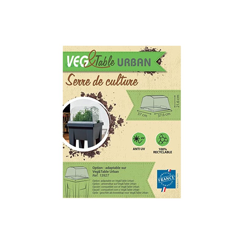 EDA - Propagation Greenhouse Compatible with Vegetable and Herb Table