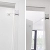 2PCS Automatic Door Closer, White Punch-Free Automatic Sensor, Residential Commercial