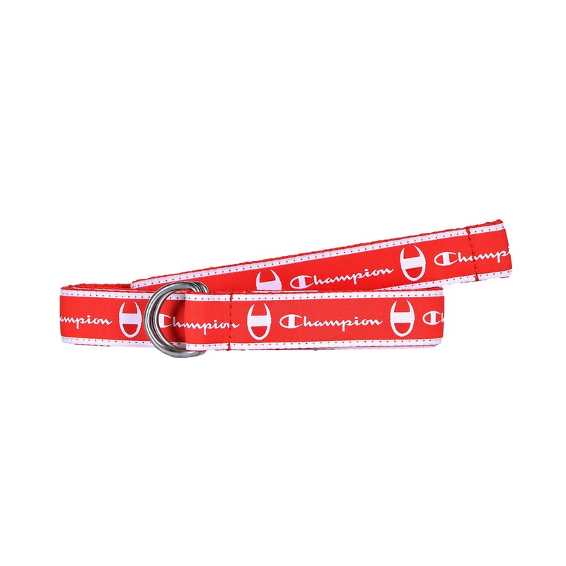 CHAMPION Unisex Cadet D Ring Belt, Medium Red, One Size,