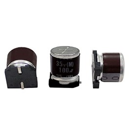 Elko Capacitor 10x Radial 100µF 35V SMD Electrolytic Capacitor up to 105°C 100uF Electrolytic Capacitor from Elna