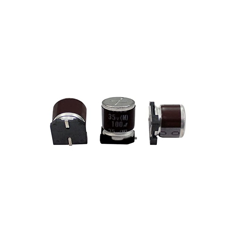 Elko Capacitor 10x Radial 100µF 35V SMD Electrolytic Capacitor up