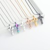 Cremation Jewelry for Ashes Pendant - Cross Urn Necklace with