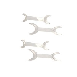 Zahnarzt-Doppelköpfiger T-förmiger intraoraler Wangen-Lippen-Retraktor-Öffner (4 Stück/2 Sets)