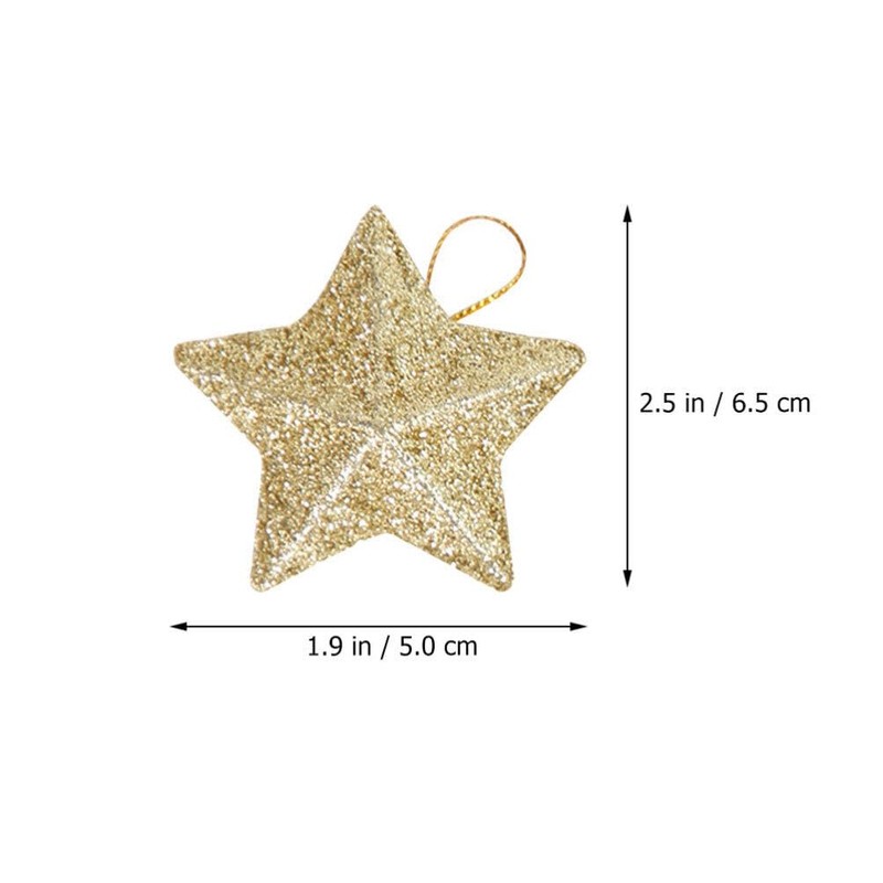 ledmomo 30 Stars Small Star Mini Star Christmas Tree Ornaments