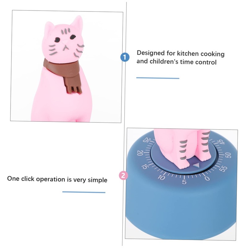 STOBAZA 1pc Practical Mechanical Kitchen Timer Wind Up Countdown Timer