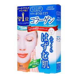 Kose Clearturn White Mask Collagen---5pc (japan import)