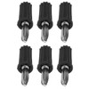 100Pcs Banana Socket 4mm ABS Nickel Plated Brass Material Good