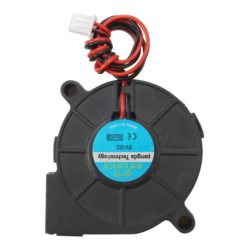 Comidox 5Pcs Black Brushless DC Cooling Blower Fan 5015S 5V