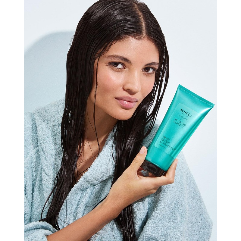 KIKO Milano Silky Gloss Conditioner, Conditioner for Smooth, Shiny Hair