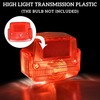 SAUTVS Red Tail Light Housing for Kawasaki Mule, Tail Lamp