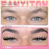 FANXITON Lash Clusters Kit Wispy Clusters Eyelash Extensions Natural Lash