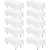 10 Pack Polyester Tablecloth,Polyester Table Cloth for Rectangle/Round Tables, Stain