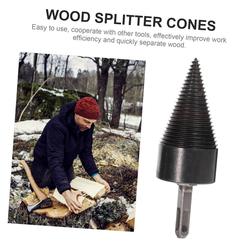 Firewood Drill Log Splitter Bit Drill Wood Splitter Carpenter Tools