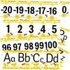 32Pcs A to Z Alphabet and -20-100 Number Cards Boho