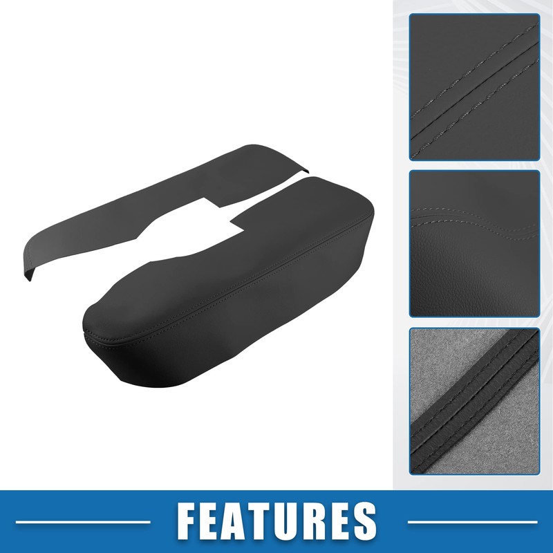 X AUTOHAUX Car Front Door Panel Armrest Cover Interior Door