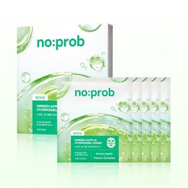 노프랍 /매끈모공 그린 애플 하이드로겔 마스크 (5매입) No Prop / Smooth Pore Green Apple Hydrogel Mask (5 Sheets)