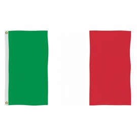 100D Italy Flag,Italian National Flag 3x5 FT – Outdoor Decor Flags Vivid Color, All Weather, Double Stitched Patriotic Decoration Polyester Flags with Sturdy Brass Ring.