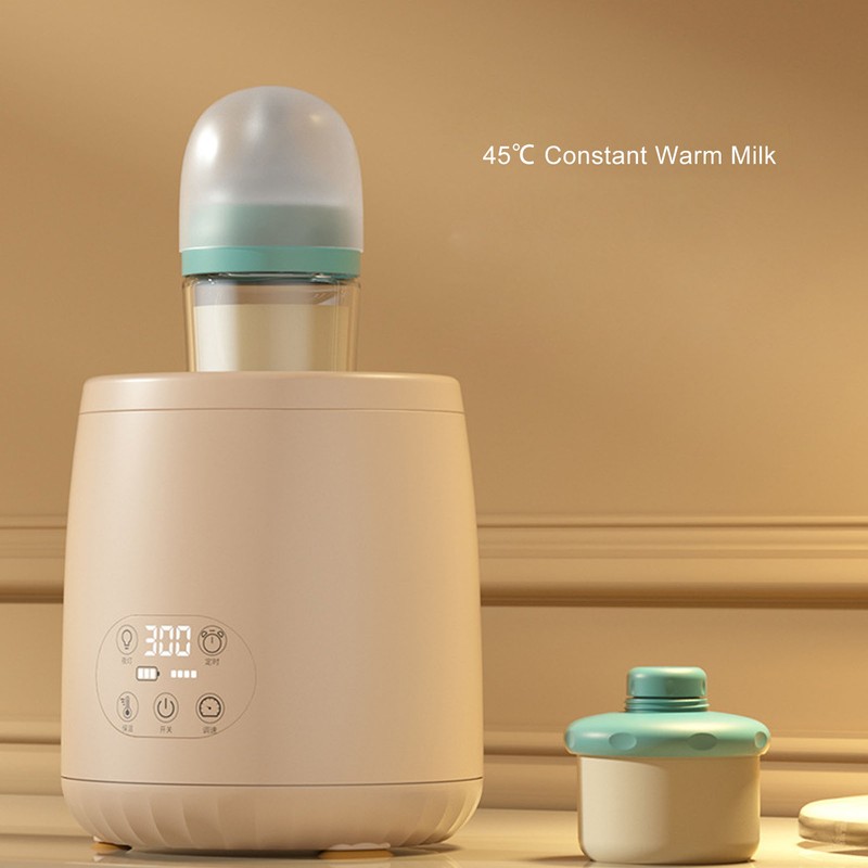 Automatic Baby Milk Bottle Shaker Heating 5 Levels Timing 360