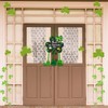Jetec Happy St. Patrick's Day Decor Shamrock Door Sign Irish