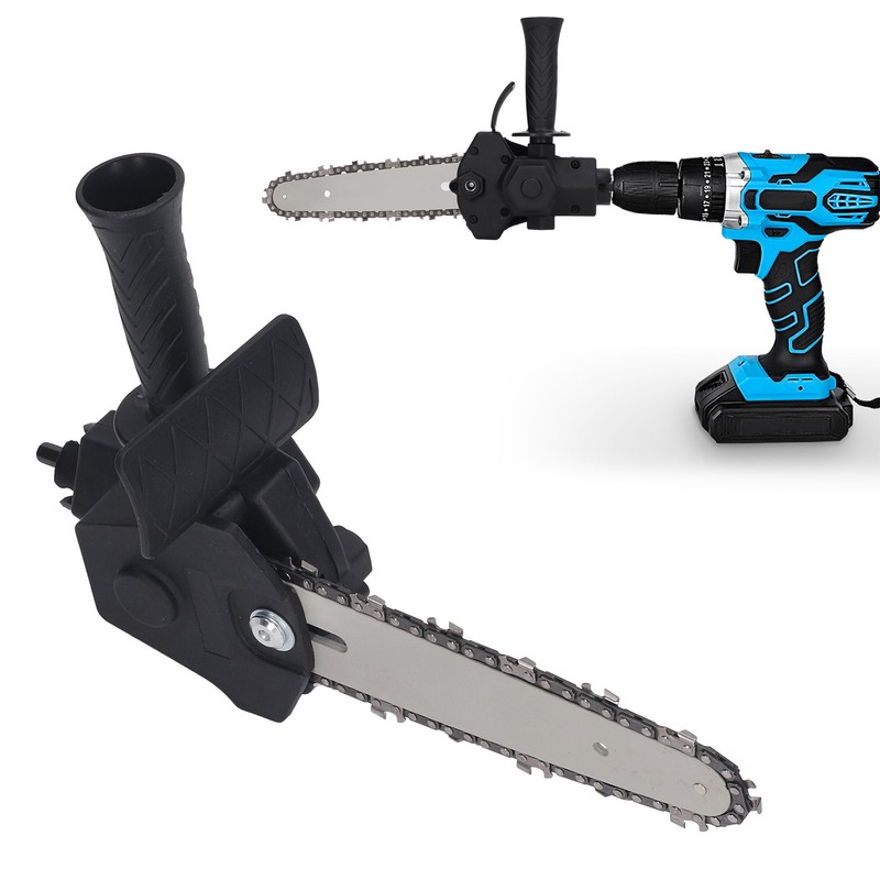 Electric Drill to Saw Adapter 6in Conversion Head Portable Chainsaw